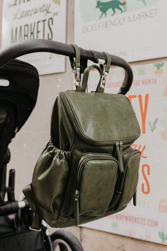 OiOi Baby Care OiOi Faux Leather Nappy Backpack
