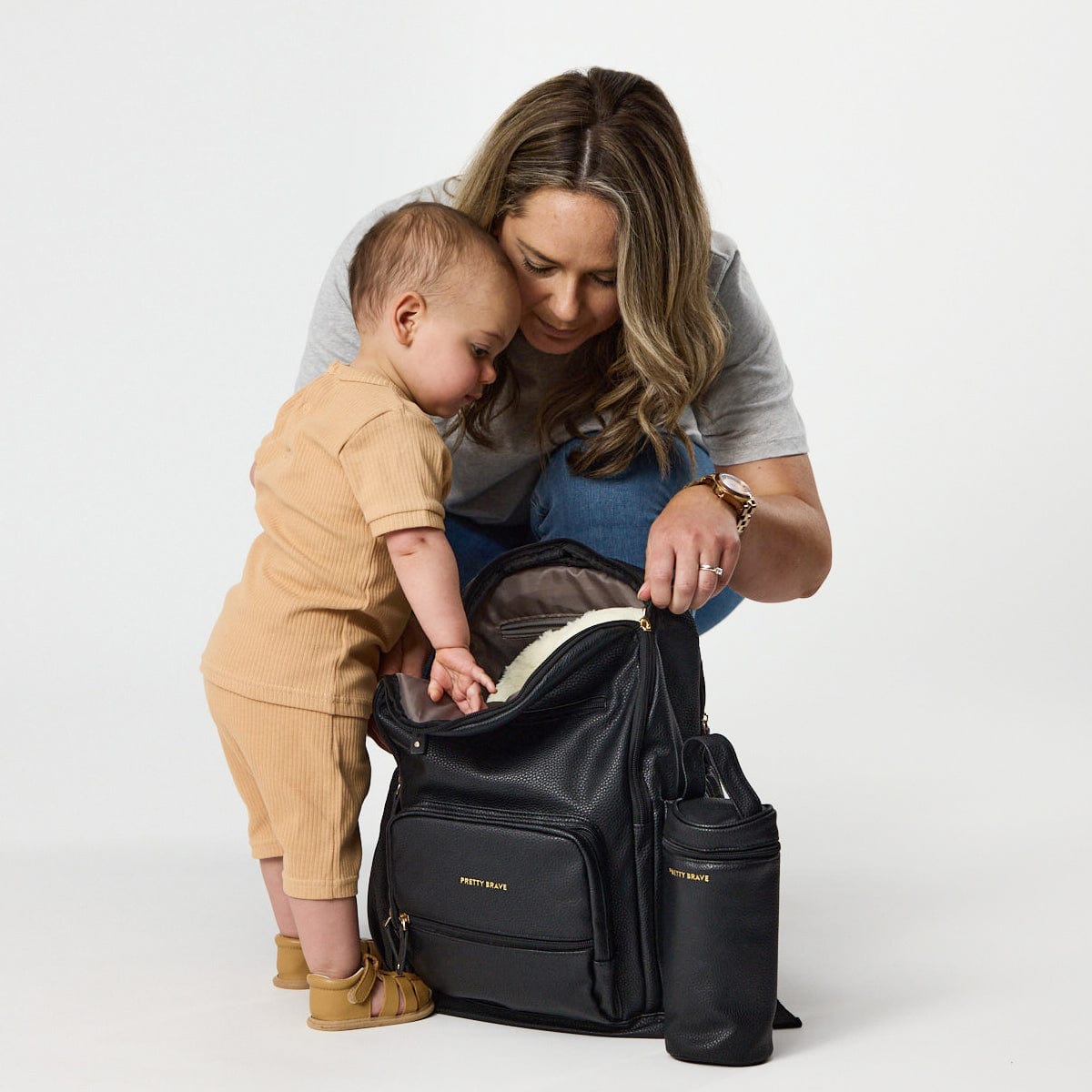 Pretty Brave Baby Accessory Chloe Backpack - Black