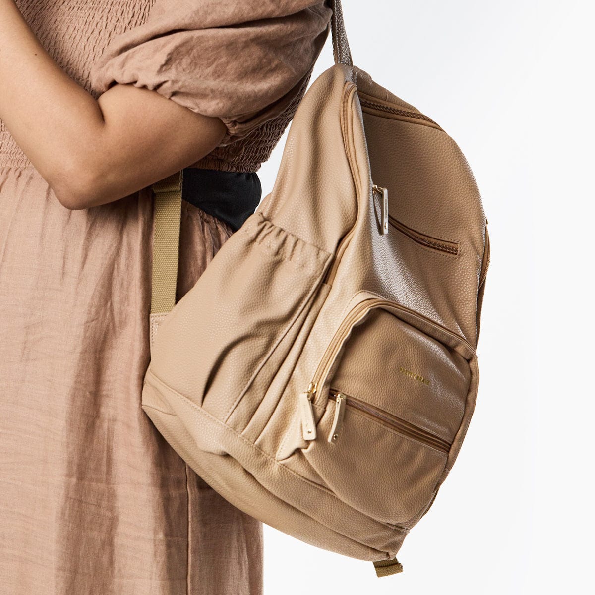 Pretty Brave Baby Accessory Chloe Backpack - Natural