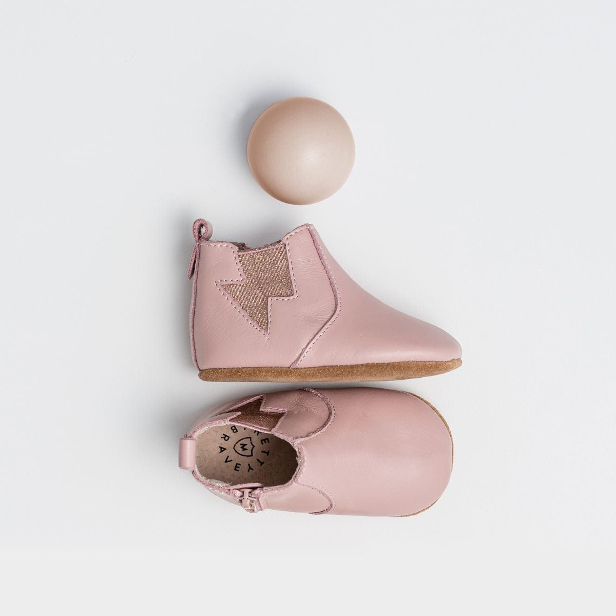 Pretty Brave Baby Shoes Baby Electric in Blush
