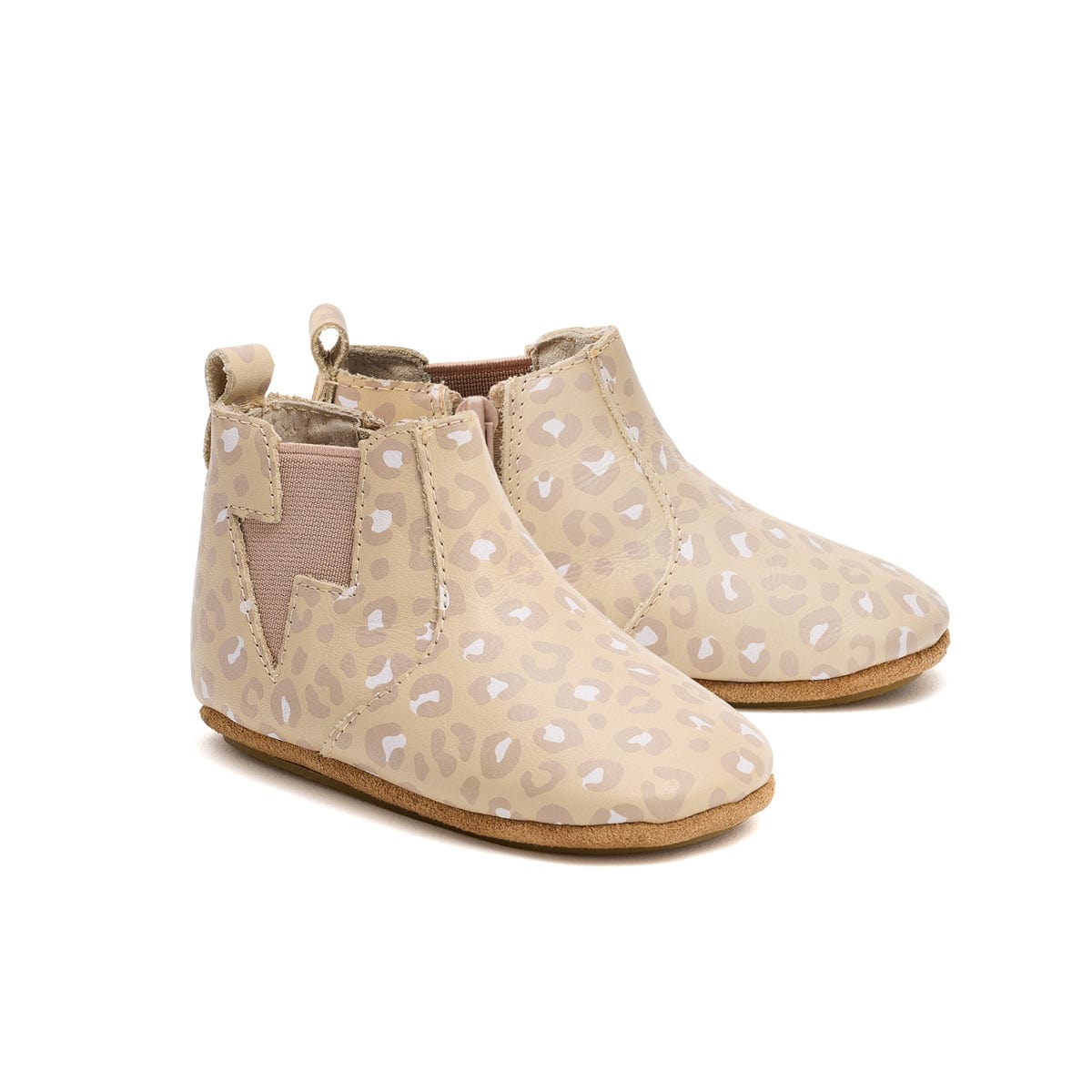 Pretty Brave Baby Shoes Baby Electric in Blush Leopard