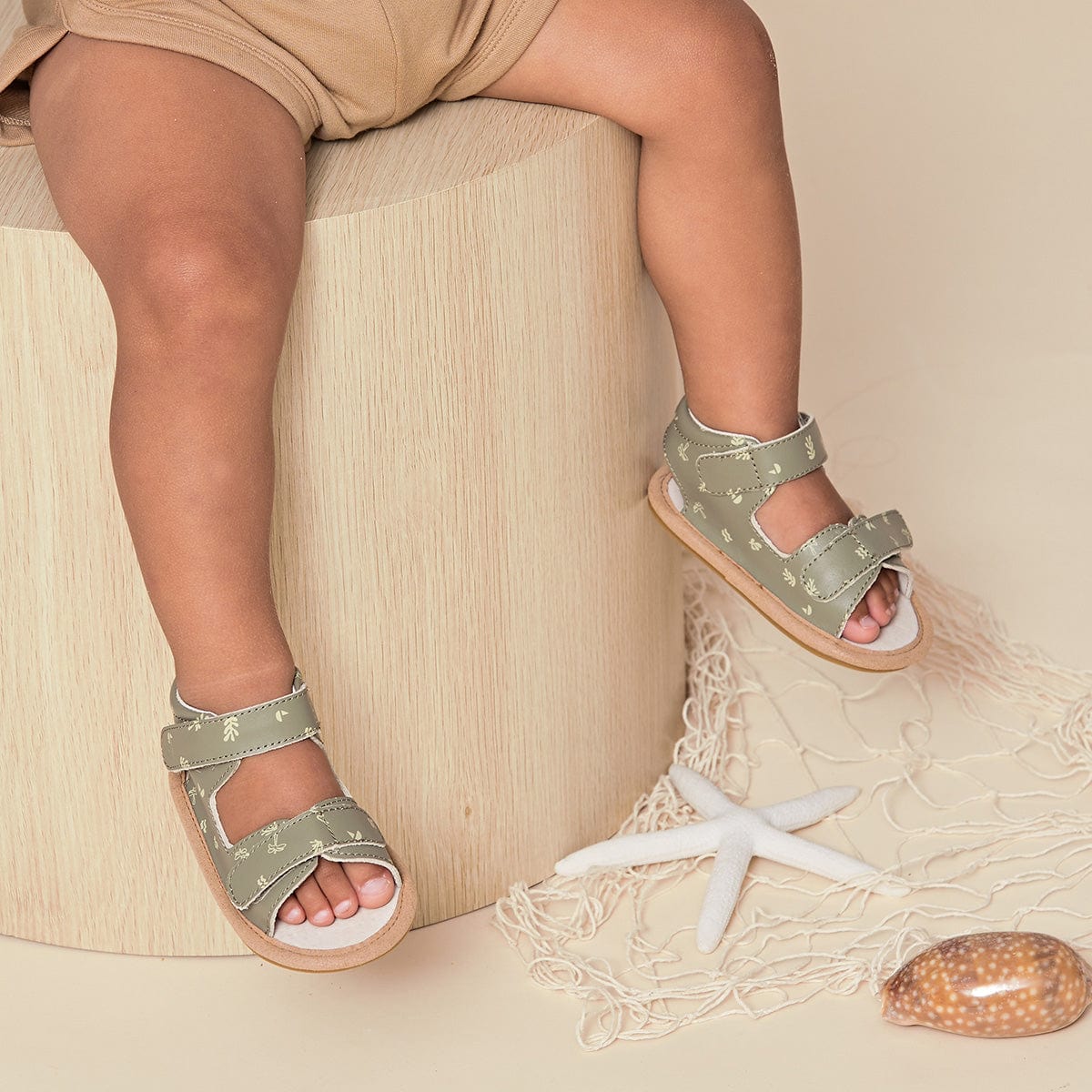 Pretty Brave Baby Shoes Baby Wilder Sandal in Reef