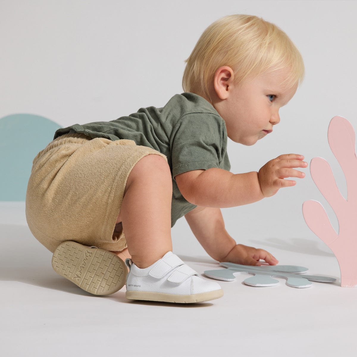 Pretty Brave Baby Shoes Brooklyn - White