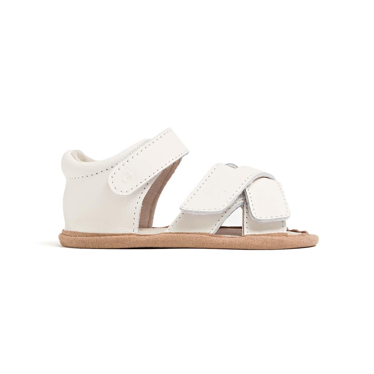 Pretty Brave Baby Shoes Criss-Cross Sandal in Ivory