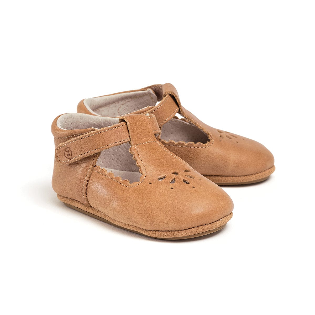 Pretty Brave Baby Shoes Morgan T-Bar in Tan