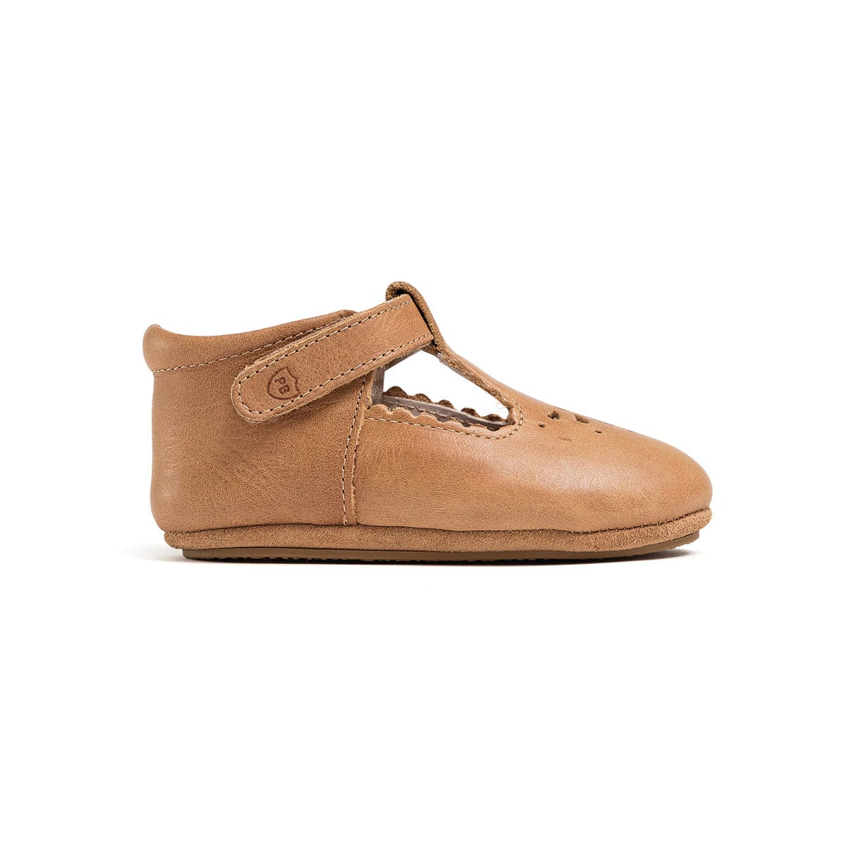 Pretty Brave Baby Shoes Morgan T-Bar in Tan