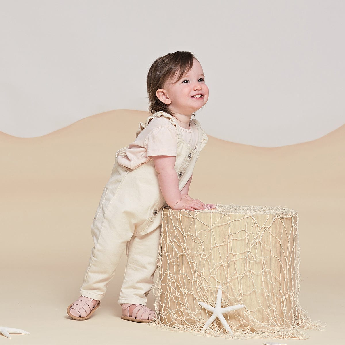 Pretty Brave Baby Shoes Rio Sandal in Pink Rose