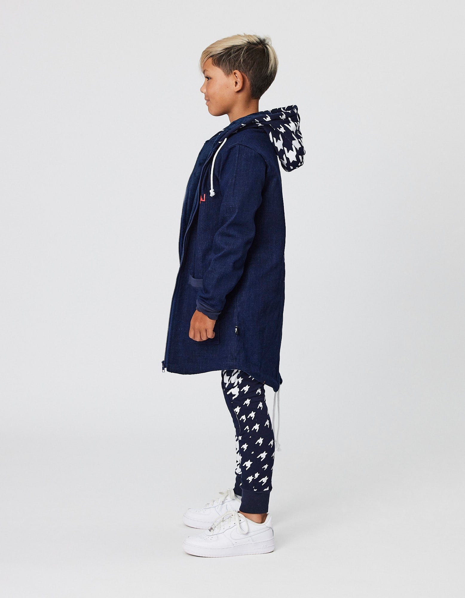 Radicool Dude Boys Jacket Invaders Ink Denim Jacket