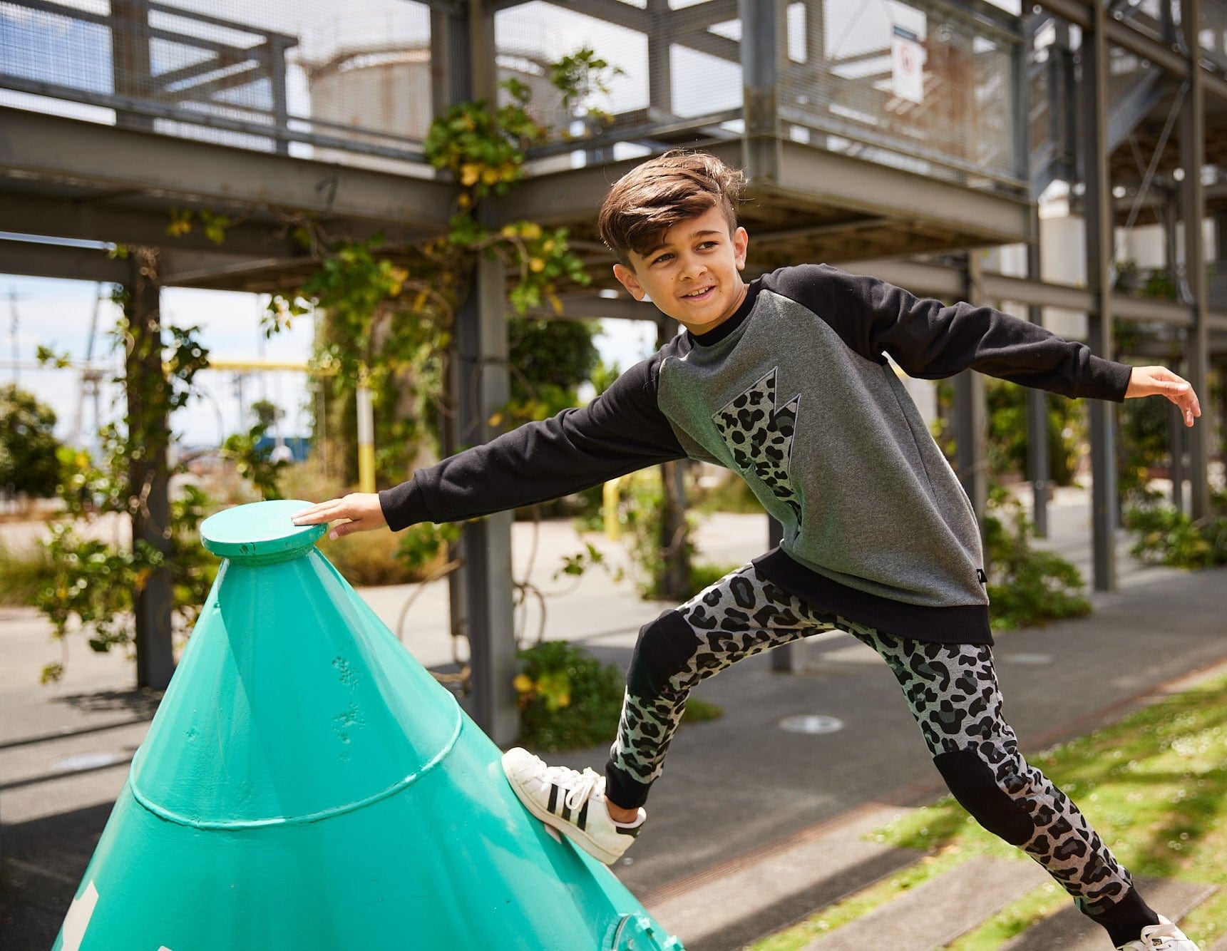 Radicool Dude Boys Pants Dude Leopard Spacepant
