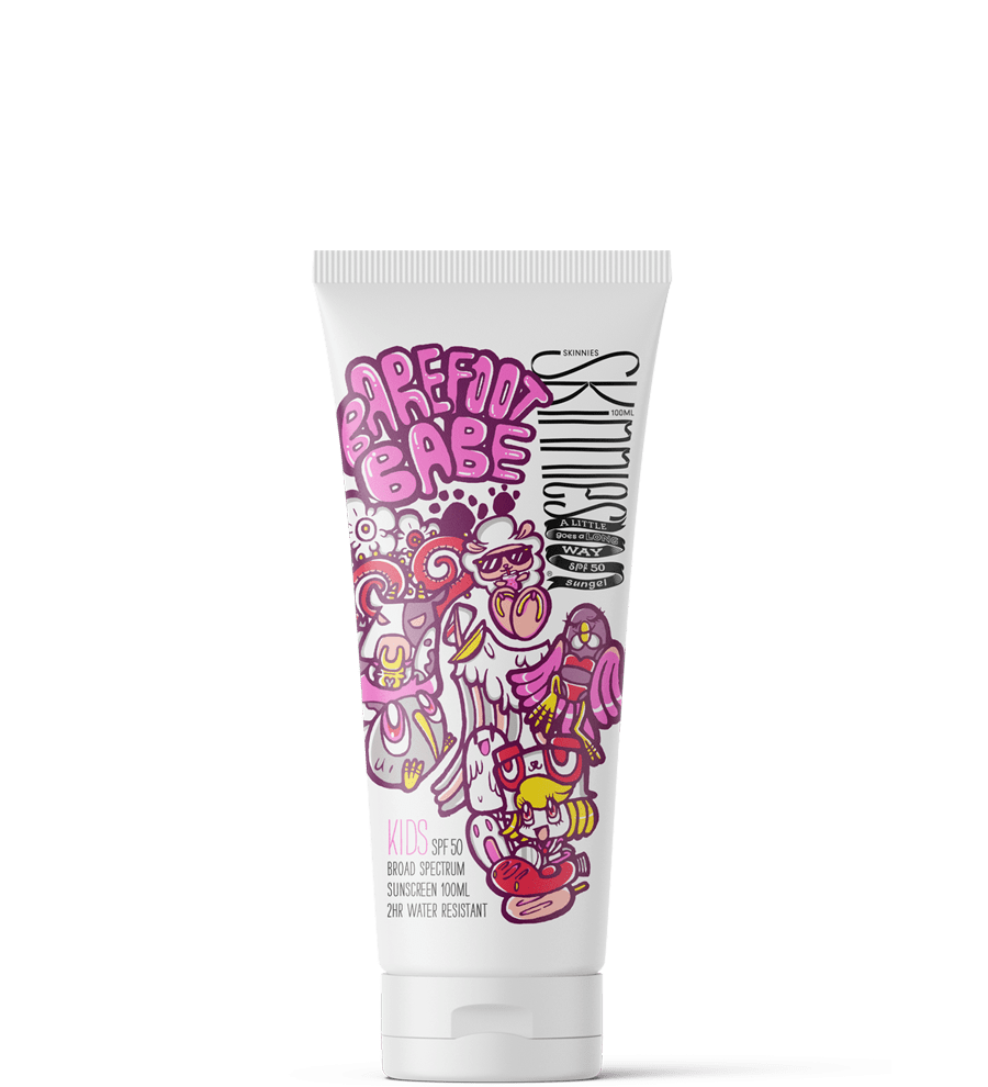 Skinnies skincare Barefoot Babe Skinnies Kids SPF50