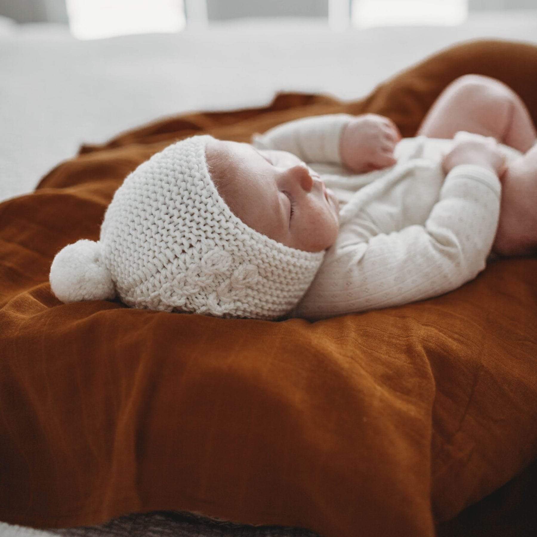 Snuggle Hunny Kids Accesories Hats Ivory / 0-6M Snuggle Hunny Merino Bonnet & Booties