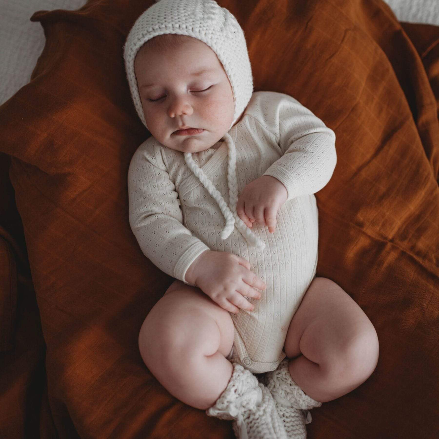 Snuggle Hunny Kids Accesories Hats Snuggle Hunny Merino Bonnet & Booties