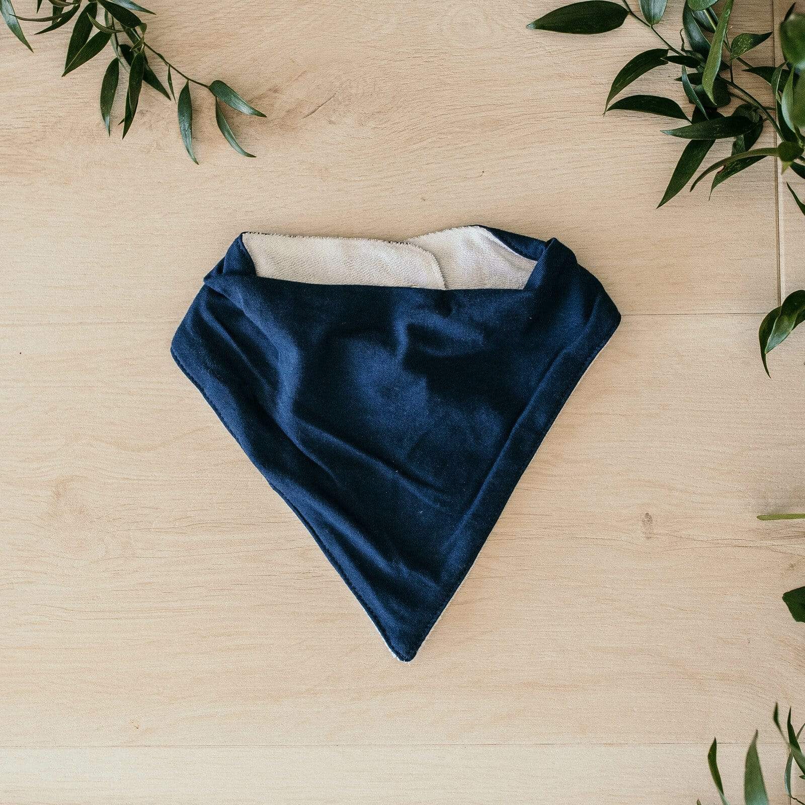 Snuggle Hunny Kids Accessory Bib Navy Snuggle Hunny Dribble Bib