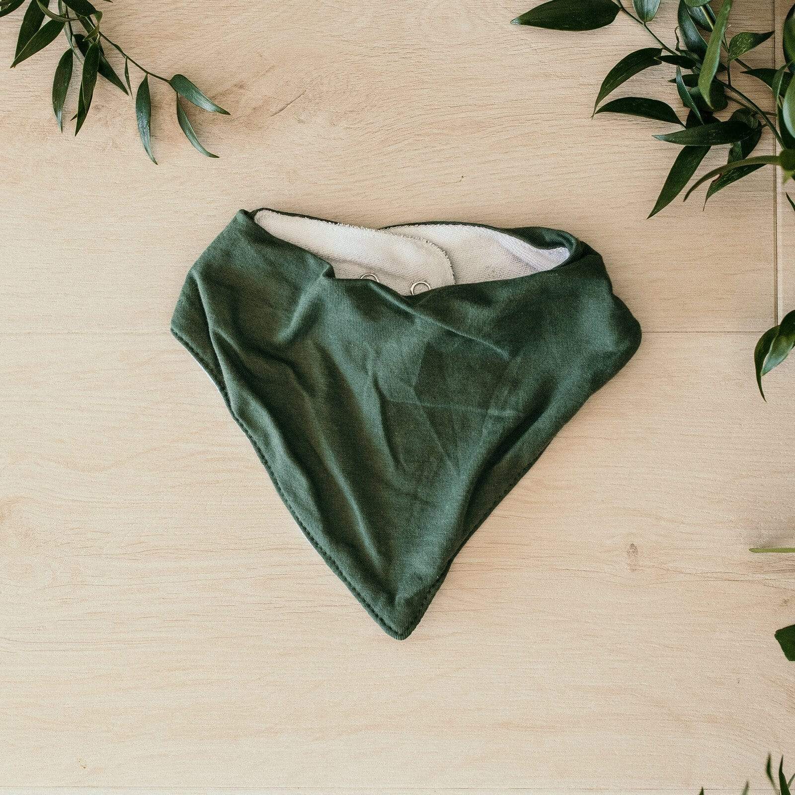 Snuggle Hunny Kids Accessory Bib Olive Snuggle Hunny Dribble Bib