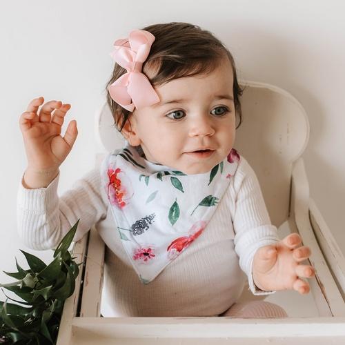 Snuggle Hunny Kids Accessory Bib Peony Snuggle Hunny Dribble Bib