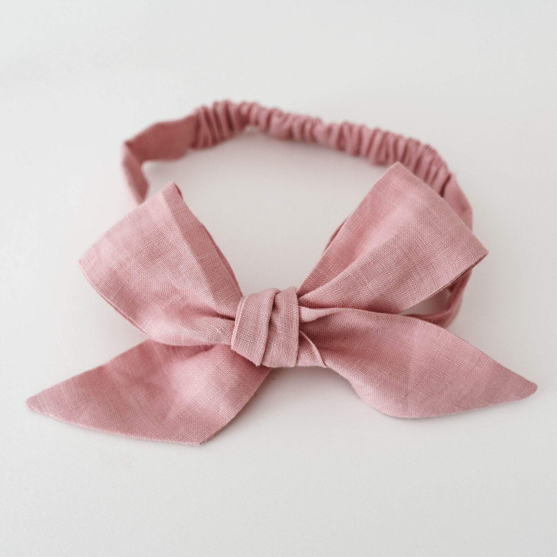 Snuggle Hunny Linen Pre Tied Headband - Parnell Baby Boutique