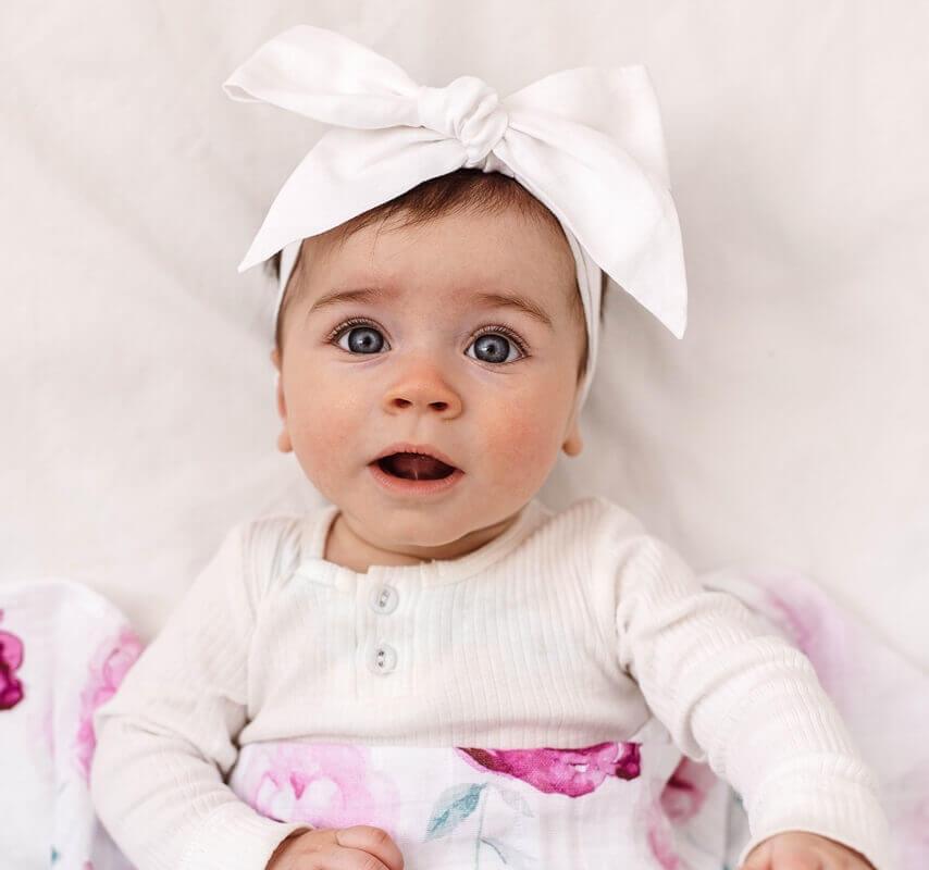 Snuggle Hunny Linen Pre Tied Headband - Parnell Baby Boutique