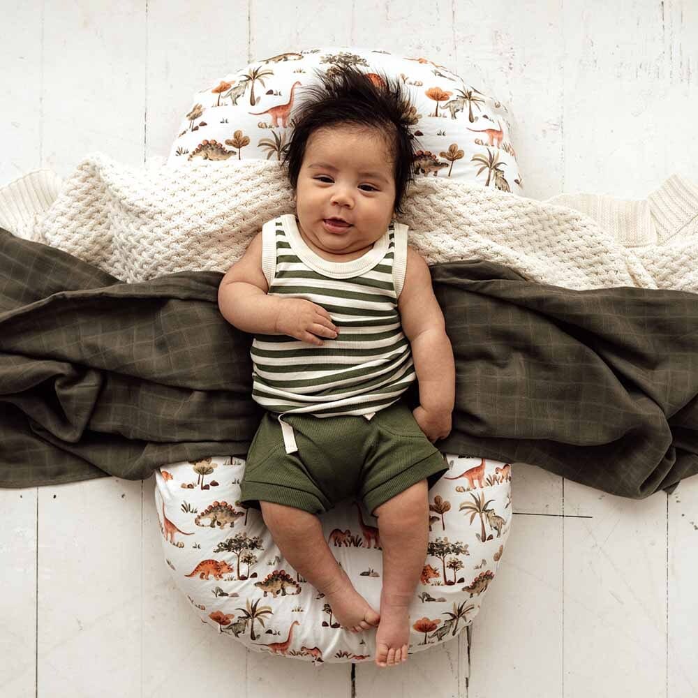 Snuggle Hunny Kids Boys Pants Olive Organic Shorts