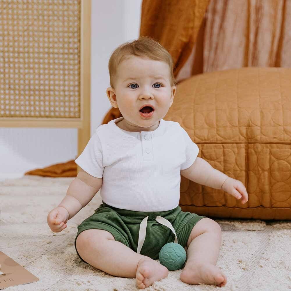Snuggle Hunny Kids Boys Pants Olive Organic Shorts