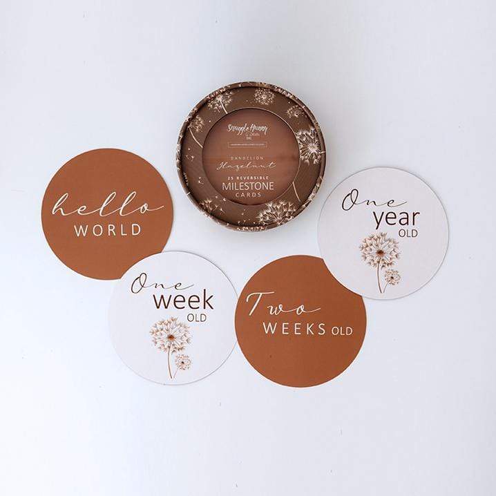 Snuggle Hunny Kids Gift Misc Dandelion & Hazelnut New Collection Snuggle Hunny Milestone Cards