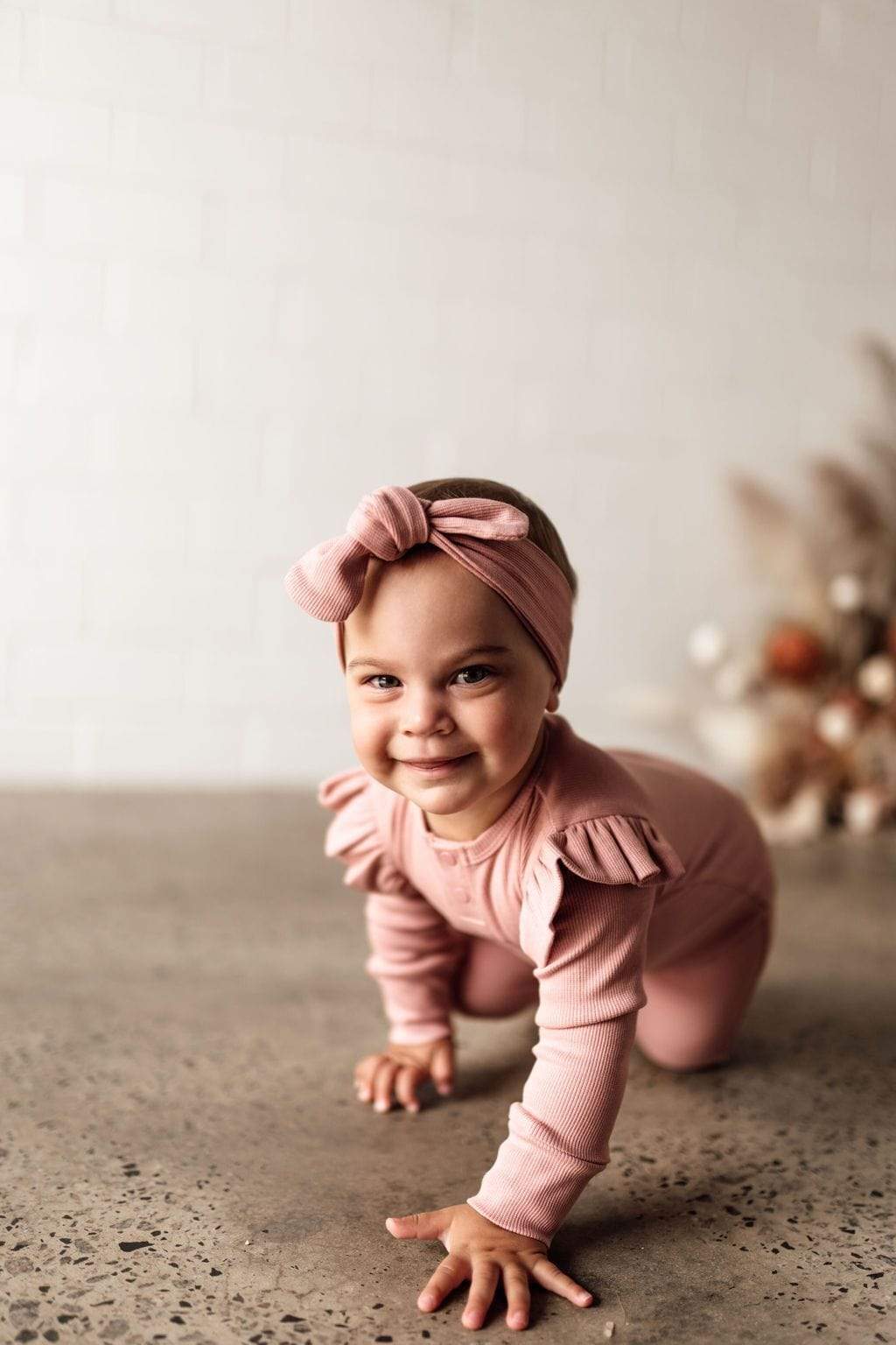 Snuggle Hunny Kids Girls All In One Rose Growsuit