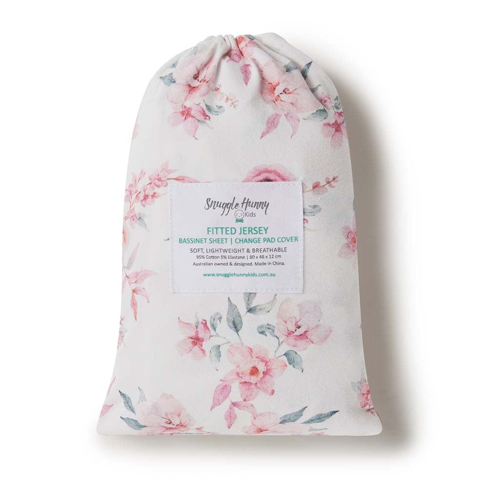 Snuggle Hunny Kids Linen Sheets Camille Snuggle Hunny Bassinet Sheet & Change Pad Cover