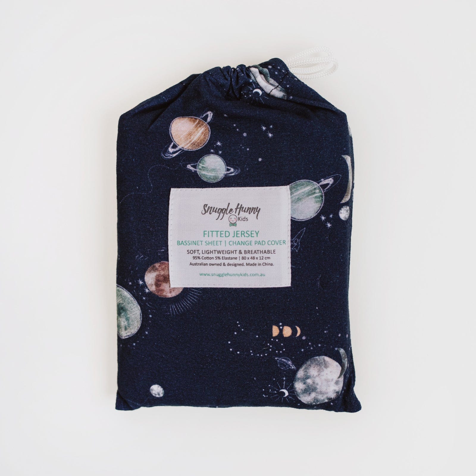 Snuggle Hunny Kids Linen Sheets Milky Way Snuggle Hunny Bassinet Sheet & Change Pad Cover