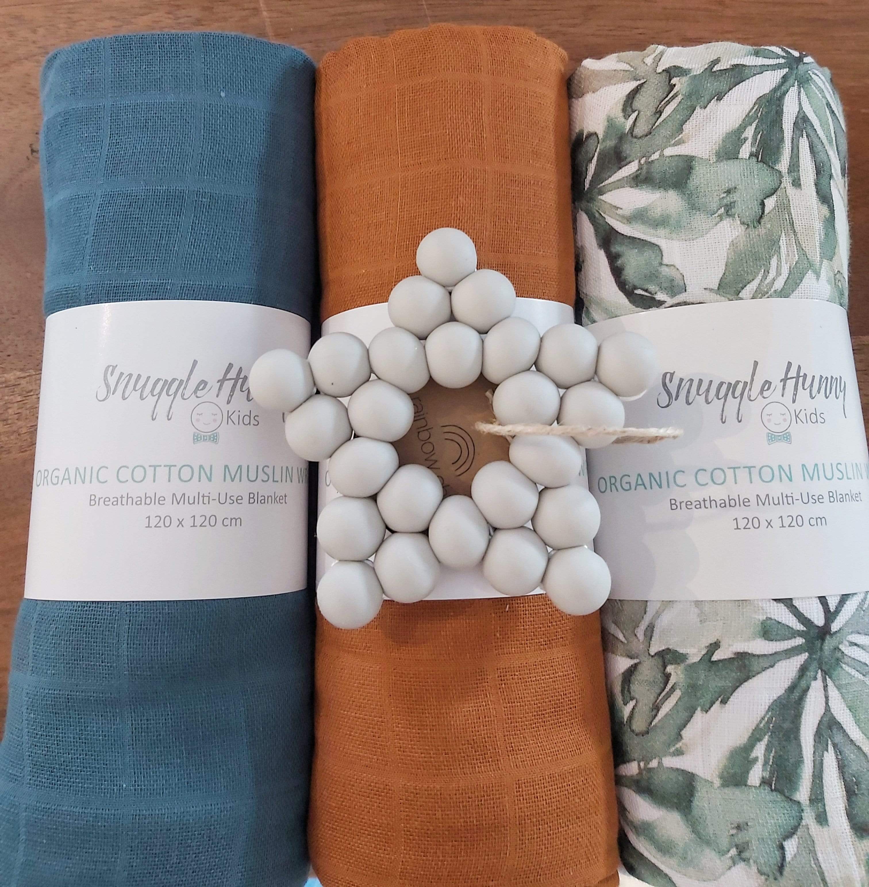 Snuggle Hunny Kids Linen Sheets Organic Muslin Wrap