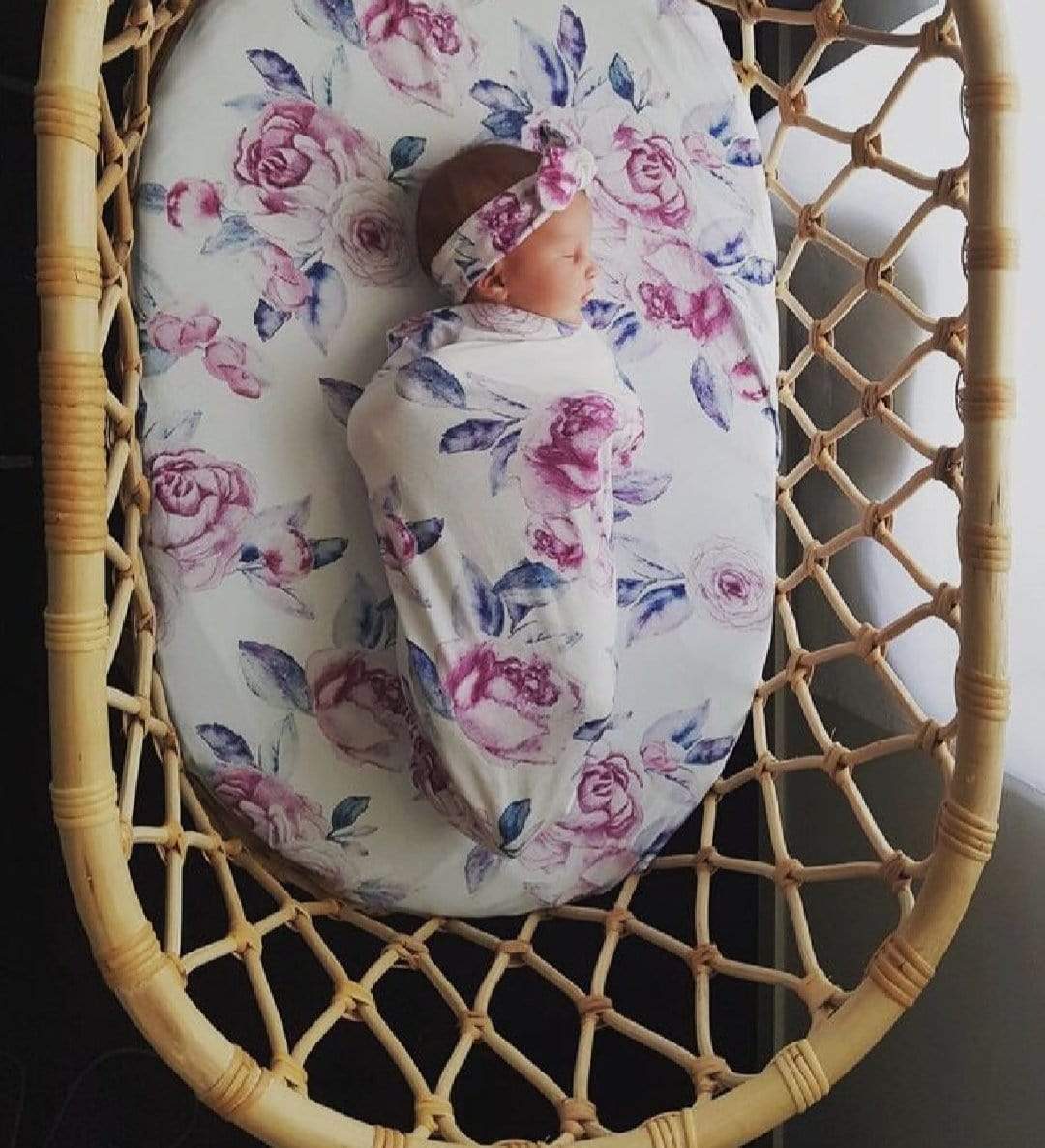 Snuggle Hunny Kids Linen Sheets Snuggle Hunny Bassinet Sheet & Change Pad Cover 2 n 1