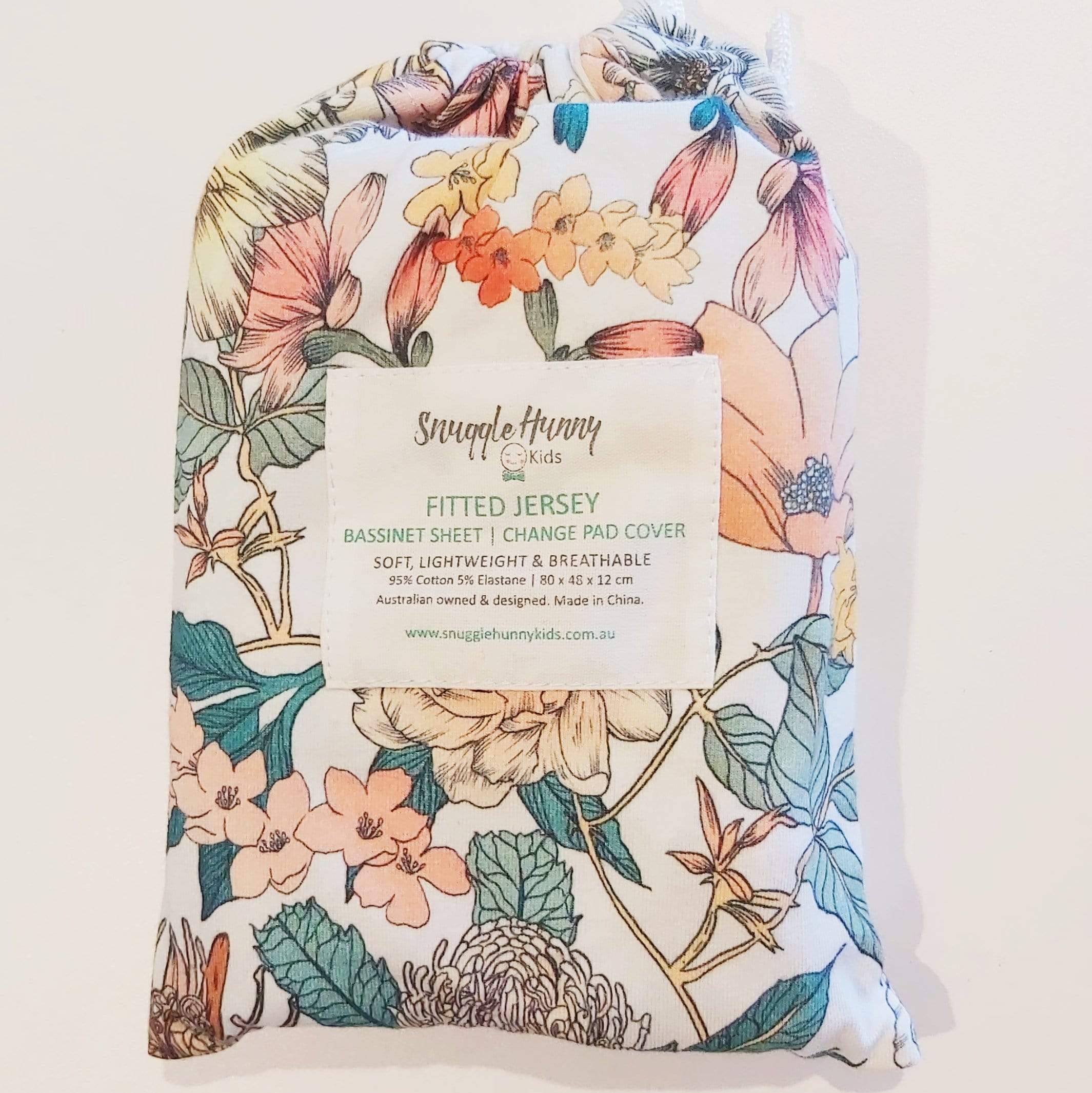 Snuggle Hunny Kids Linen Sheets Snuggle Hunny Bassinet Sheet & Change Pad Cover 2 n 1