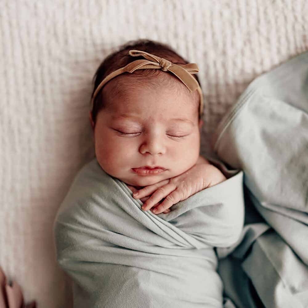 Snuggle Hunny Kids Linen Sheets Snuggle Hunny Jersey Wrap & Beanie Set