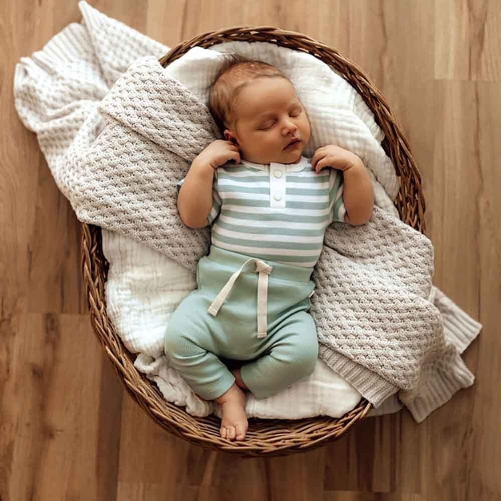 Snuggle Hunny Kids Unisex Pant Sage Organic Pants