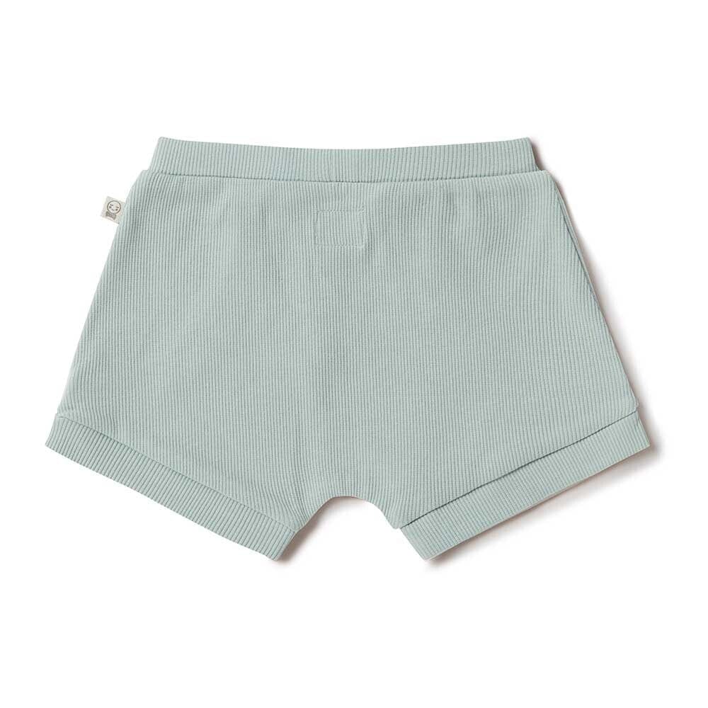 Snuggle Hunny Kids Boys Pants Sage Organic Shorts