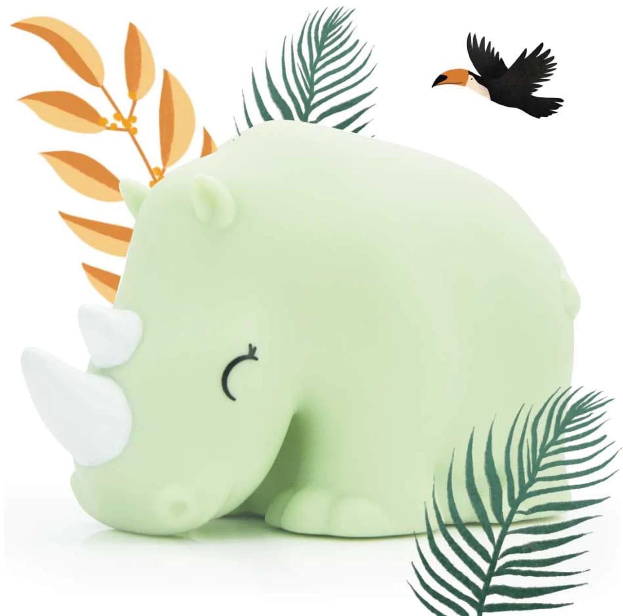 Stellar Haus Room Decor Baby Green Rhino Mini Light