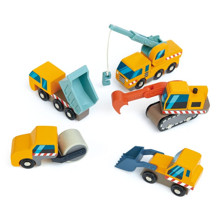 Tender Leaf Toys Toys Wooden Construction Car Set