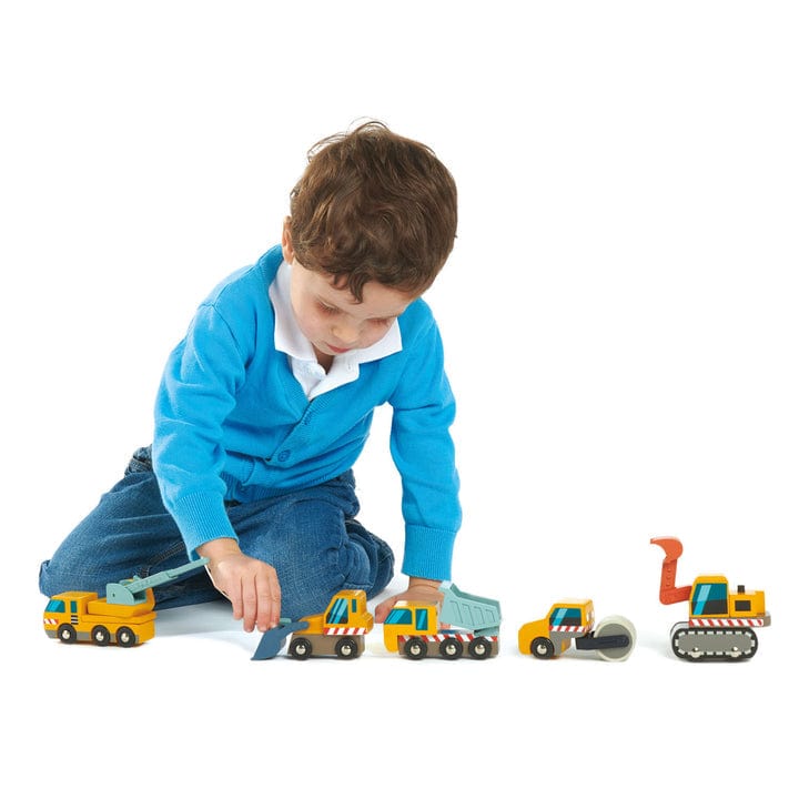 Tender Leaf Toys Toys Wooden Construction Car Set