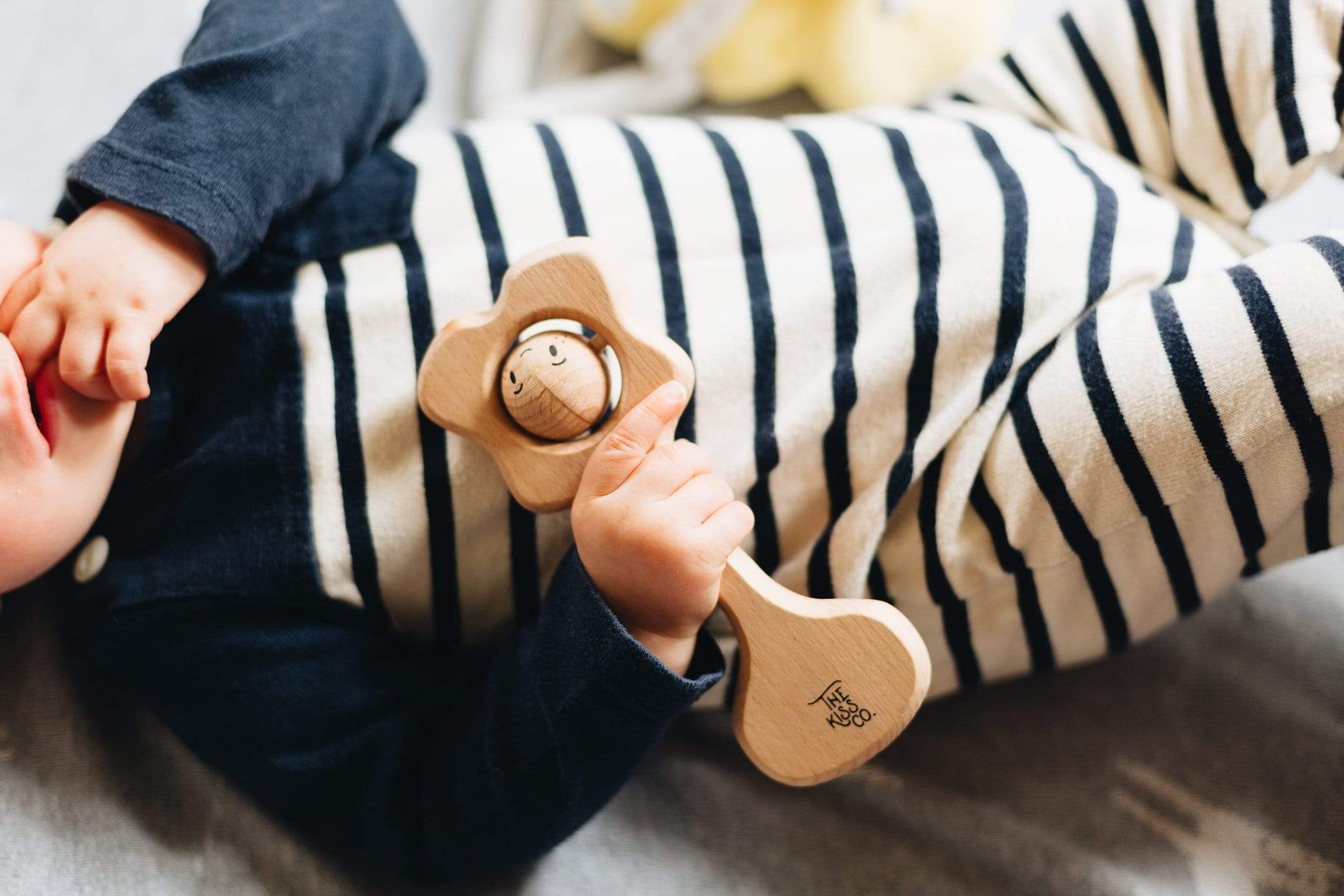 The Kiss Co Baby Accessory Pēpi Kiss - all natural teething rattle