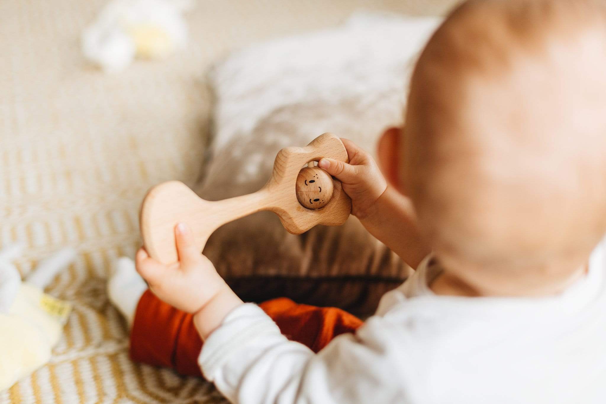 The Kiss Co Baby Accessory Pēpi Kiss - all natural teething rattle