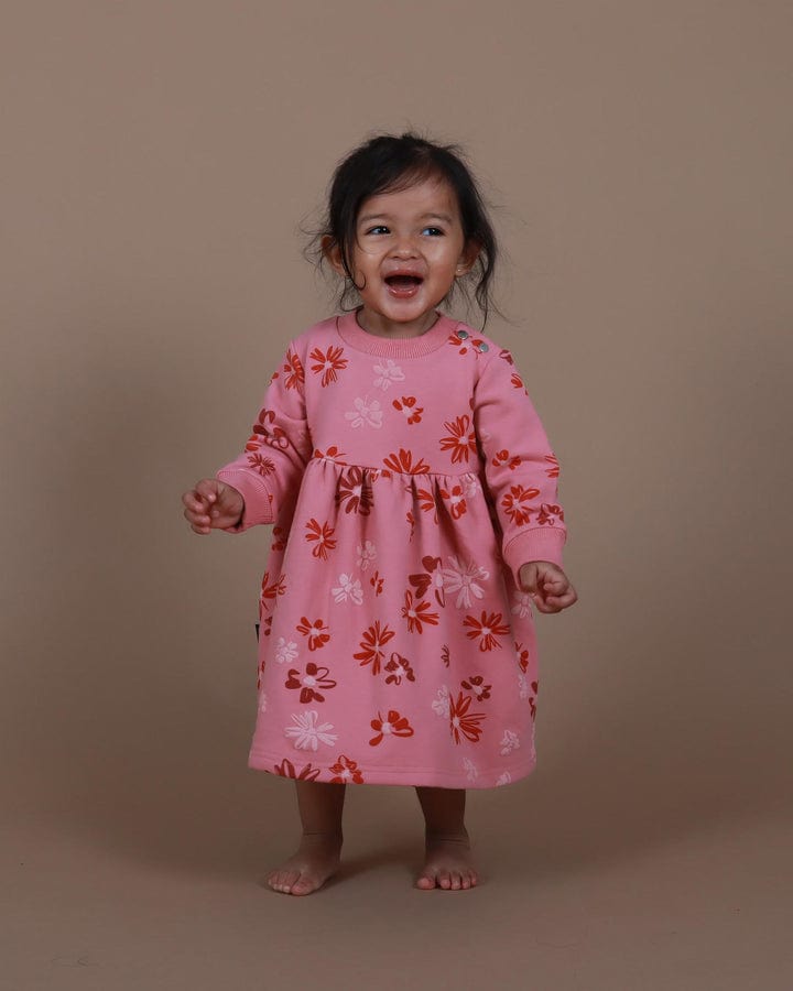 Tiny Tribe Girls Dress Flower Garden Babydoll Dress