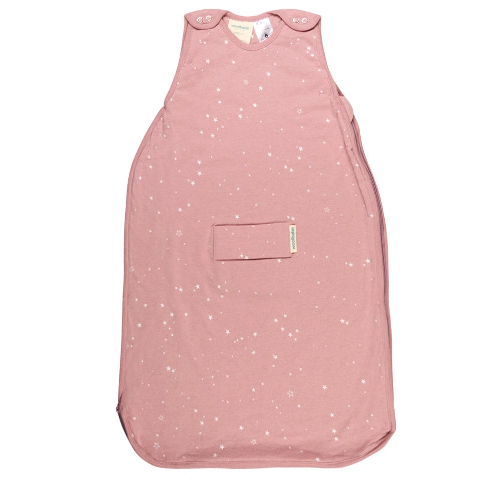 Woolbabe Linen Dusk Stars / 0-9M Woolbabe Mini 3 Seasons Side Zip Sleeping Bag