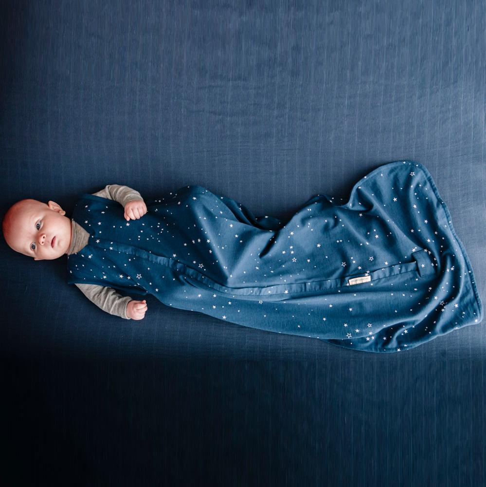 Woolbabe Linen Tekapo Stars / 3-24M Woolbabe Summer Sleeping Bag