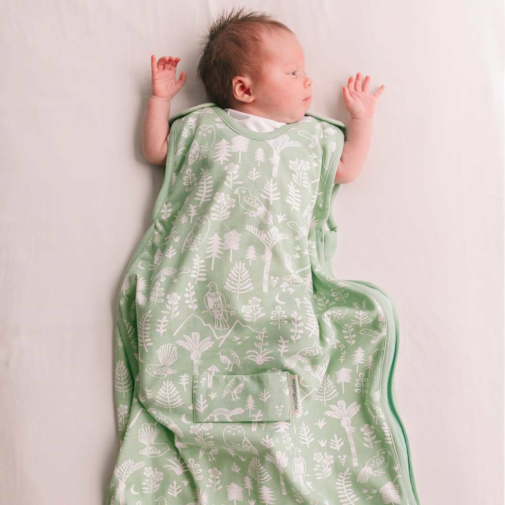 Woolbabe Linen Woolbabe Mini 3 Seasons Side Zip Sleeping Bag