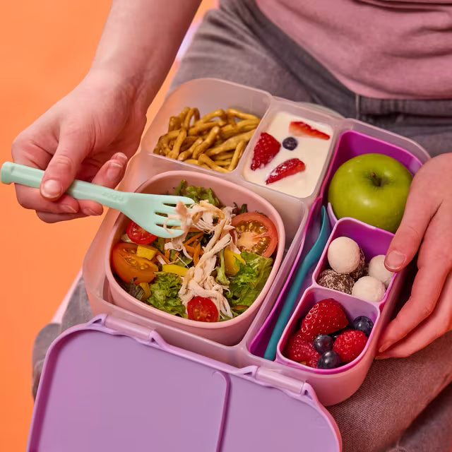 Silicone Bento Tray Lunch - Berry