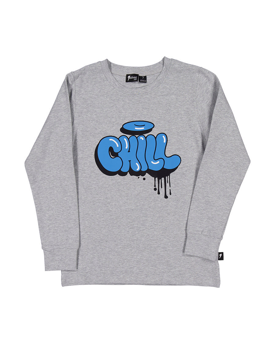 Blue Chill LS Tee