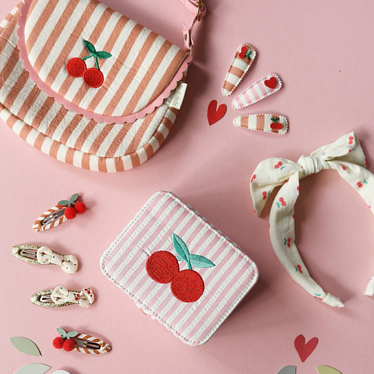 Stripy Cherry Jewellery Box