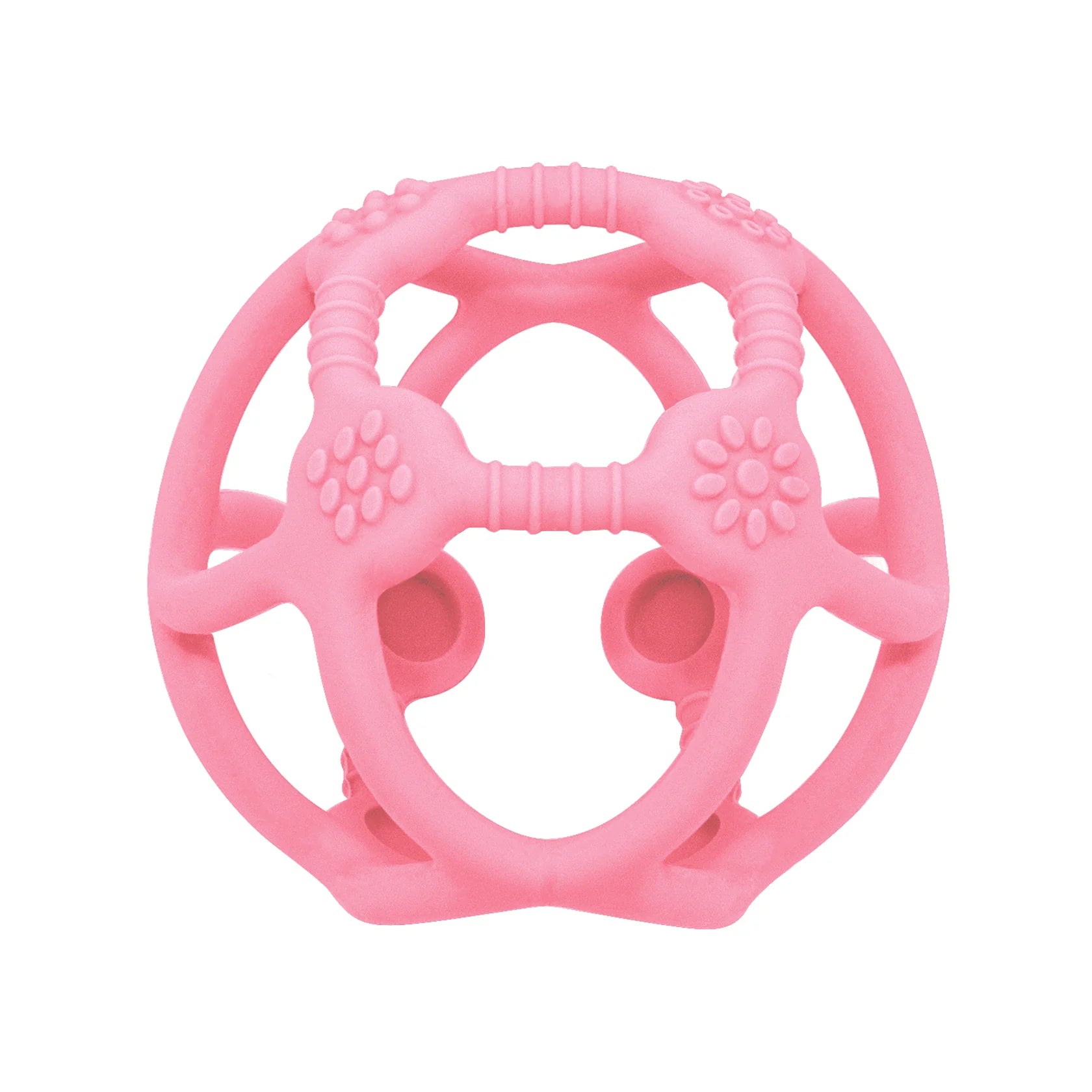 Silicone Teething Ball - Light Pink