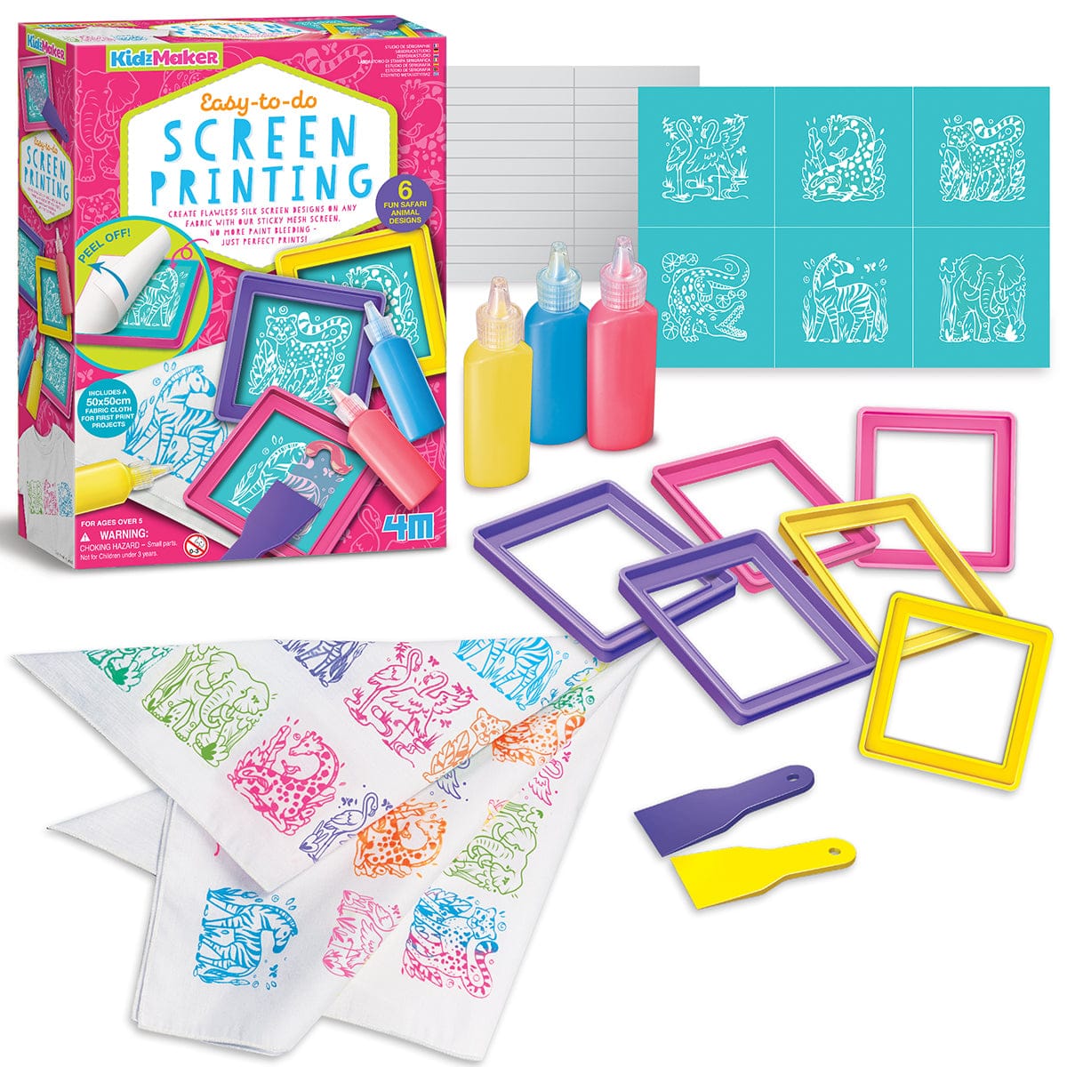 4M Toys Easy-to-do Screen Printing