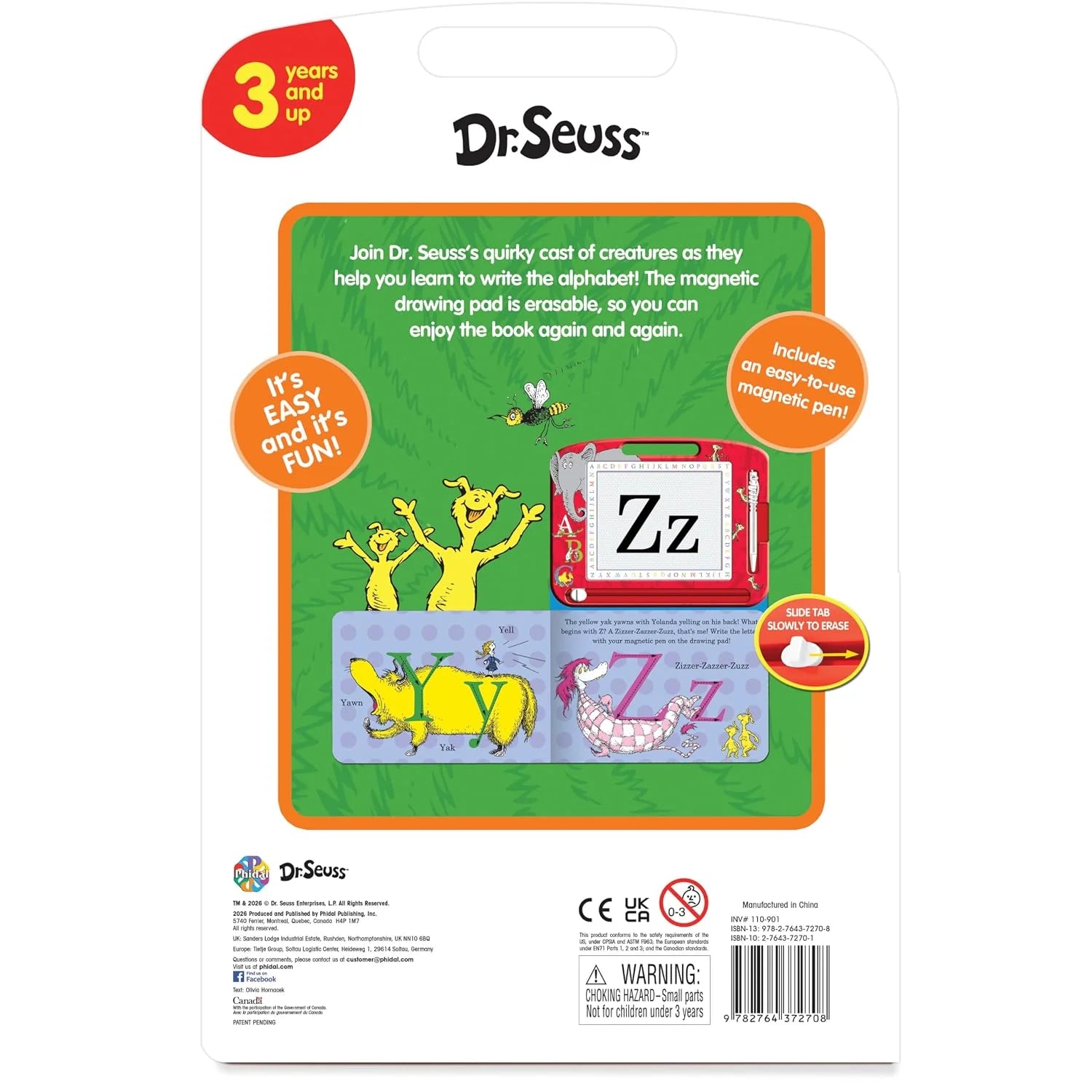 Dr. Seuss ABC Read and Doodle