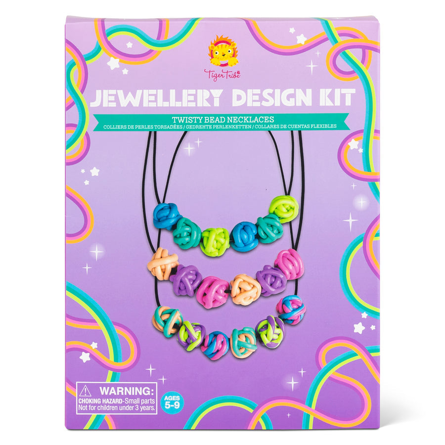 Jewellery Design Kit - Twisty Beads Necklace