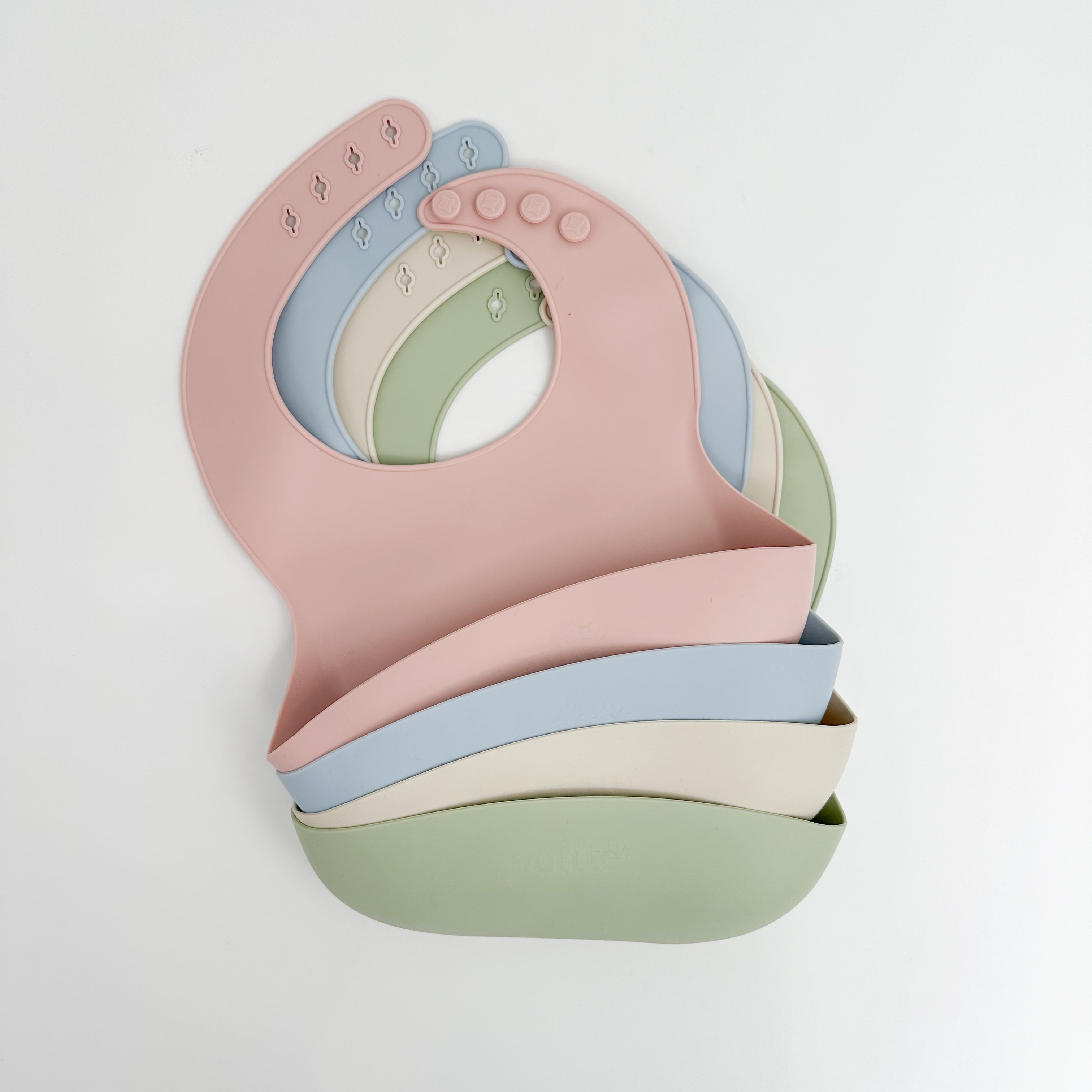 Silicone Baby Bibs - Large